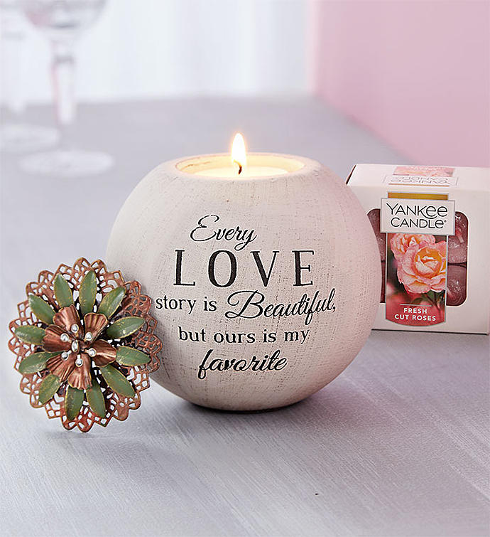 Love Story Candle & Yankee Candle® Tealights